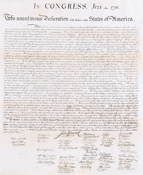 1 piece Declaration of Independence  49d88