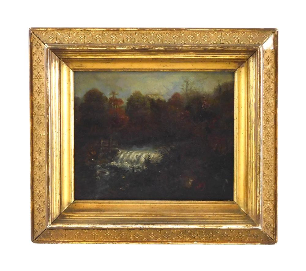 LATE 19TH C SMALL OIL ON BOARD  2e2815