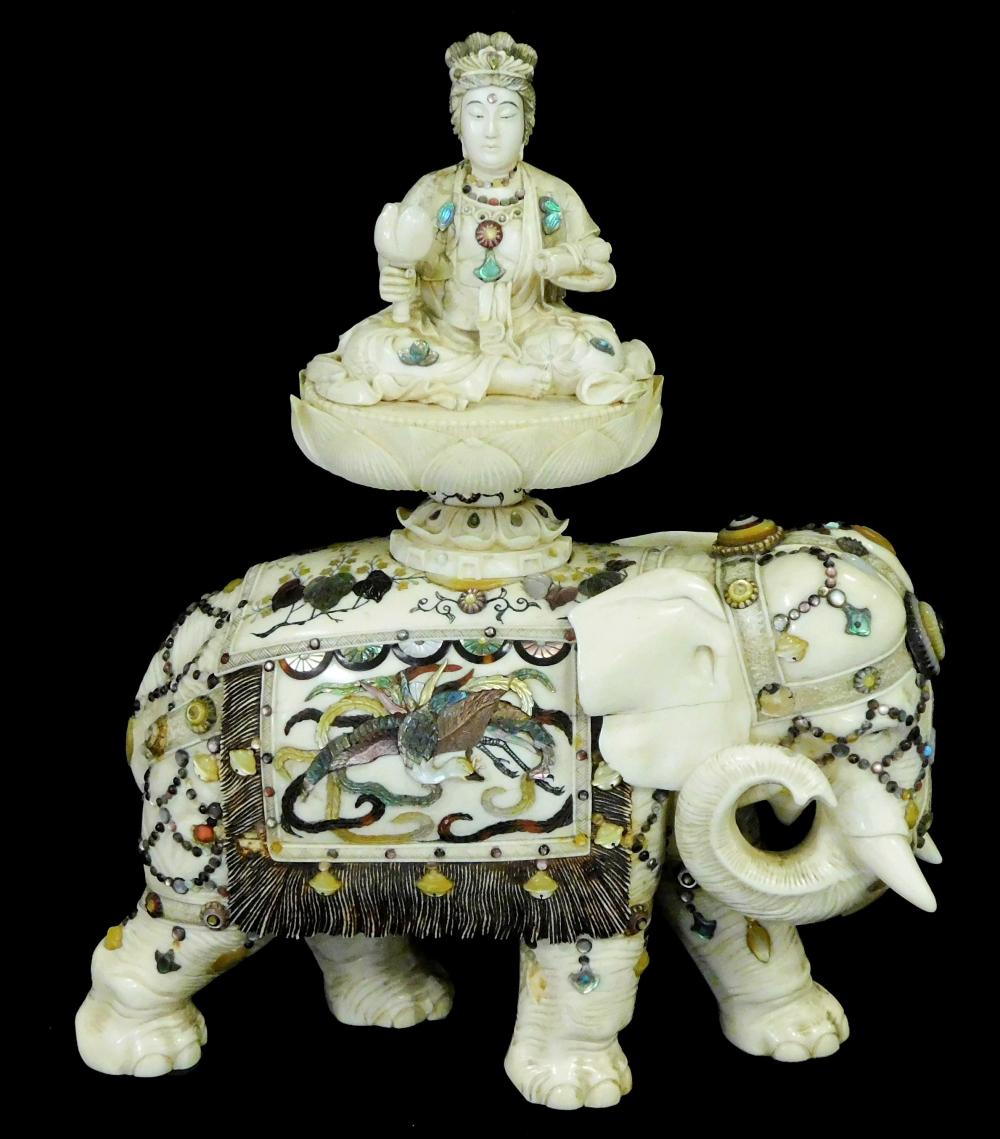 ASIAN SHIBAYAMA DECORATED ELEPHANT 2e2865