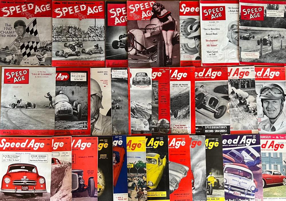 SPEED AGE MAGAZINES - 1-1947, 1-1948,