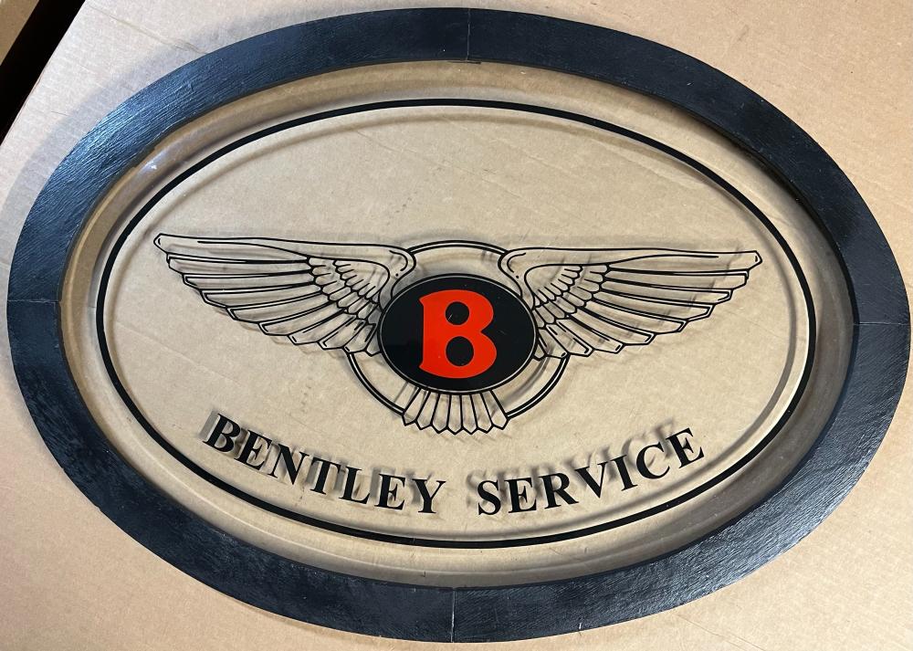 BENTLEY SERVICE SIGN, BENTLEY LOGO