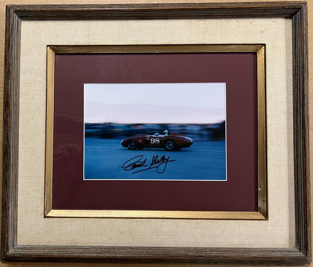 FRAMED AUTOGRAPHED CAROLL SHELBY 2e28f7