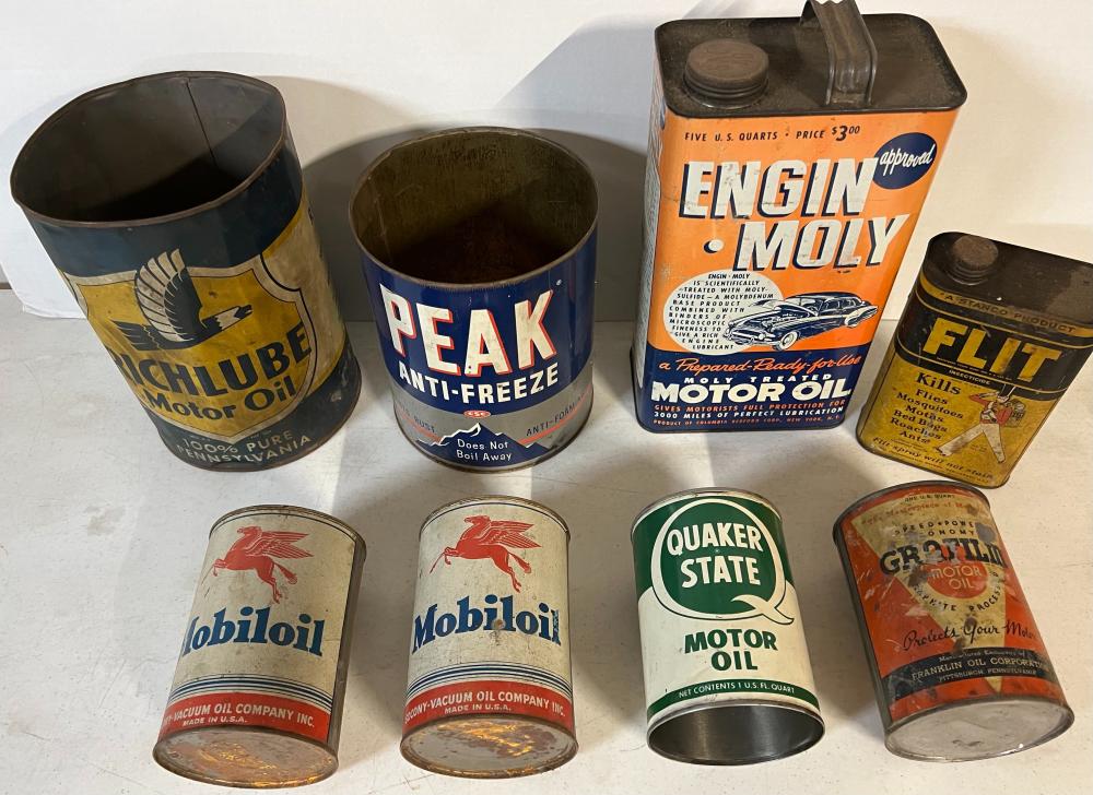OIL AND OTHER RELATED CANS - GOOD