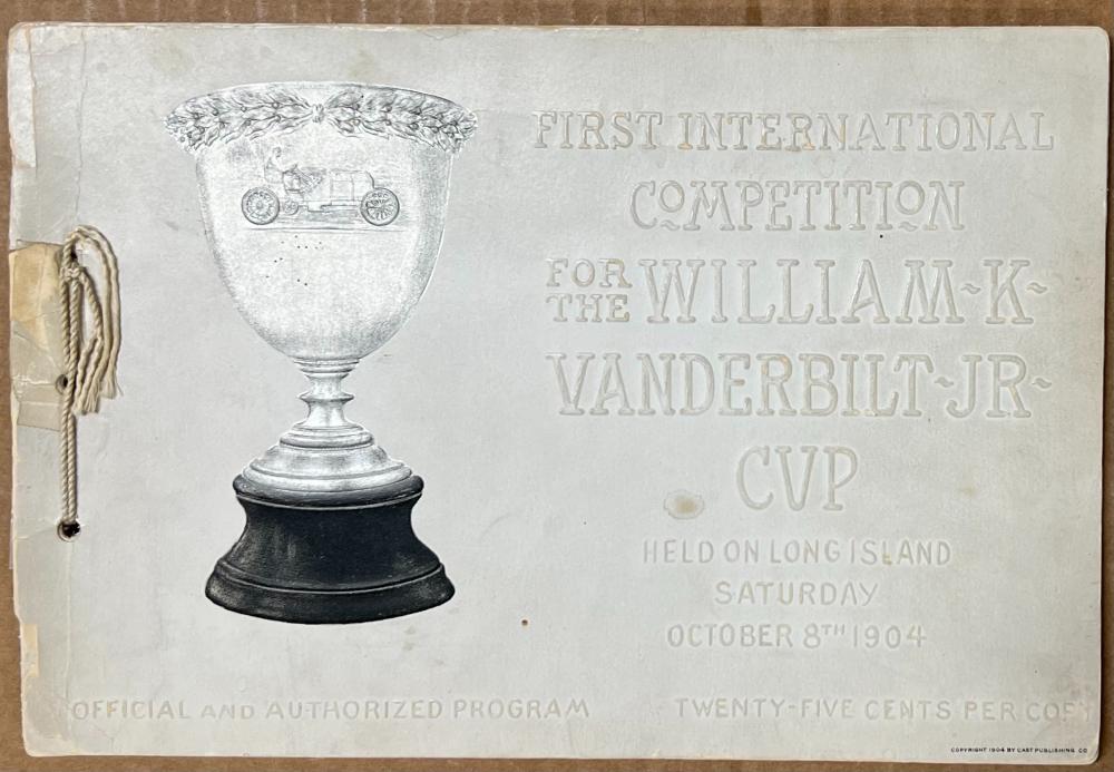1904 OFFICIAL VANDERBILT CUP RACE 2e2968