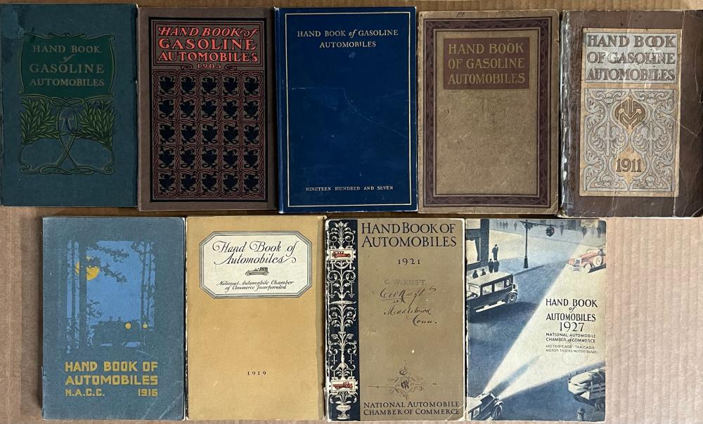 NINE ALAM HANDBOOKS - 1914, 1916, 1906