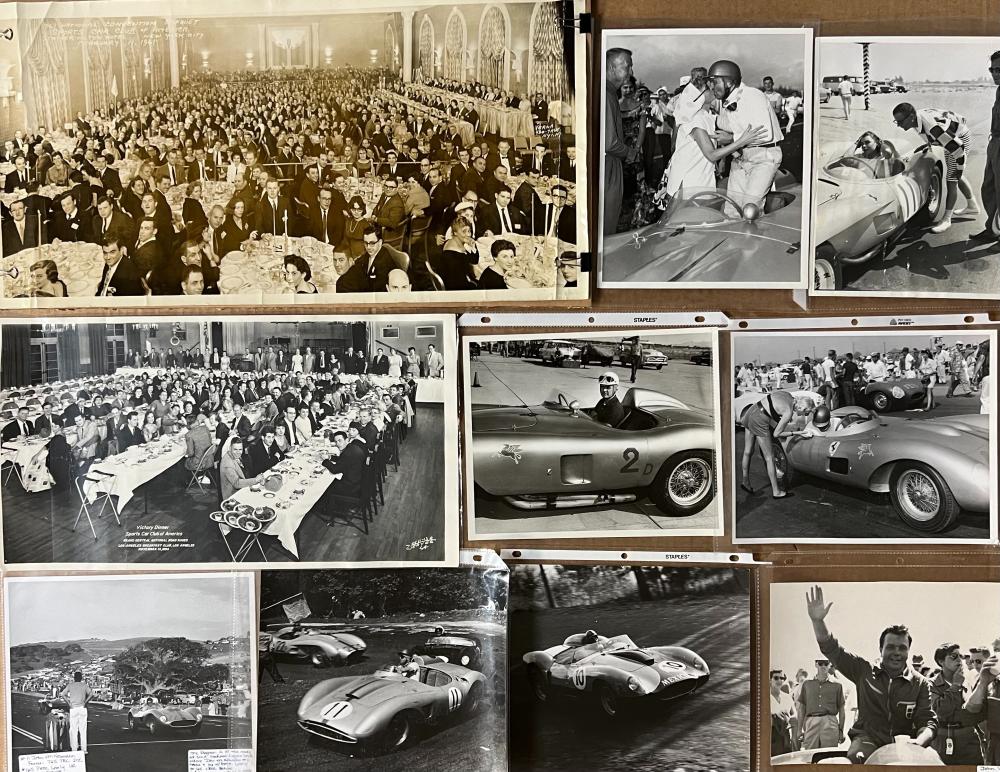 TWO LARGE SCCA GROUP PHOTOS 1955 2e29ad