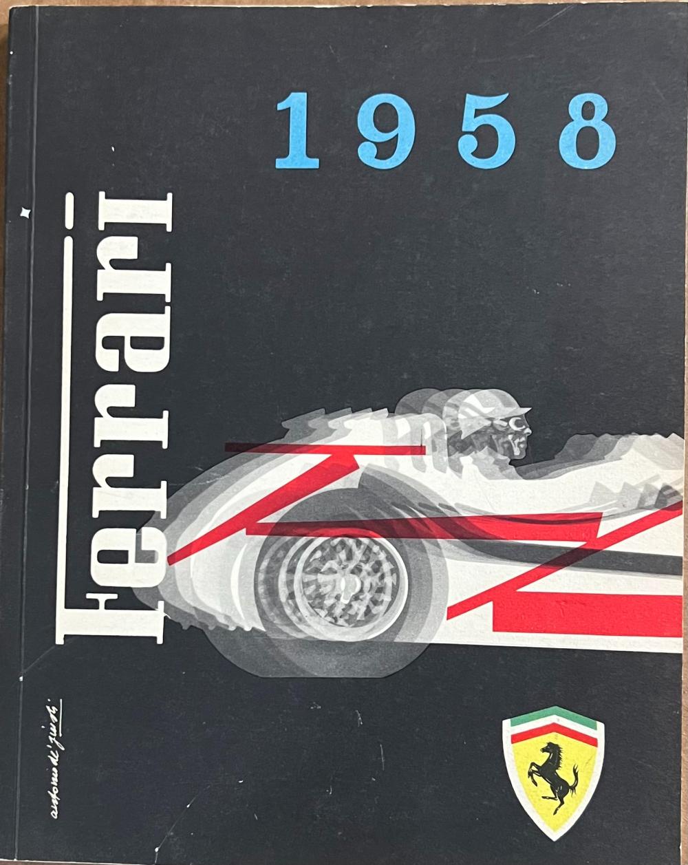 1958 FERRARI YEARBOOK COVERS ALL 2e29b7