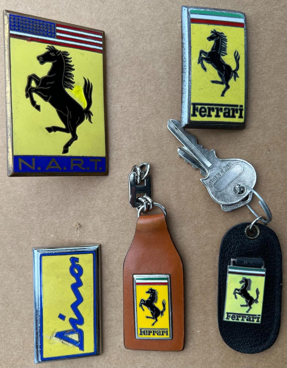 FIVE PERIOD FERRARI ITEMS - FERRARI