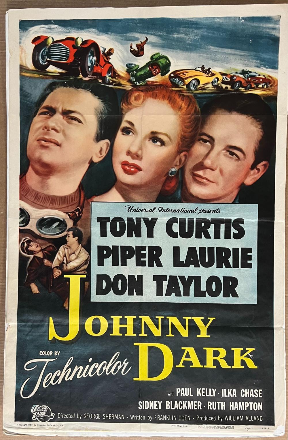 1954 JOHNNY DARK ORIGINAL MOVIE 2e29cd