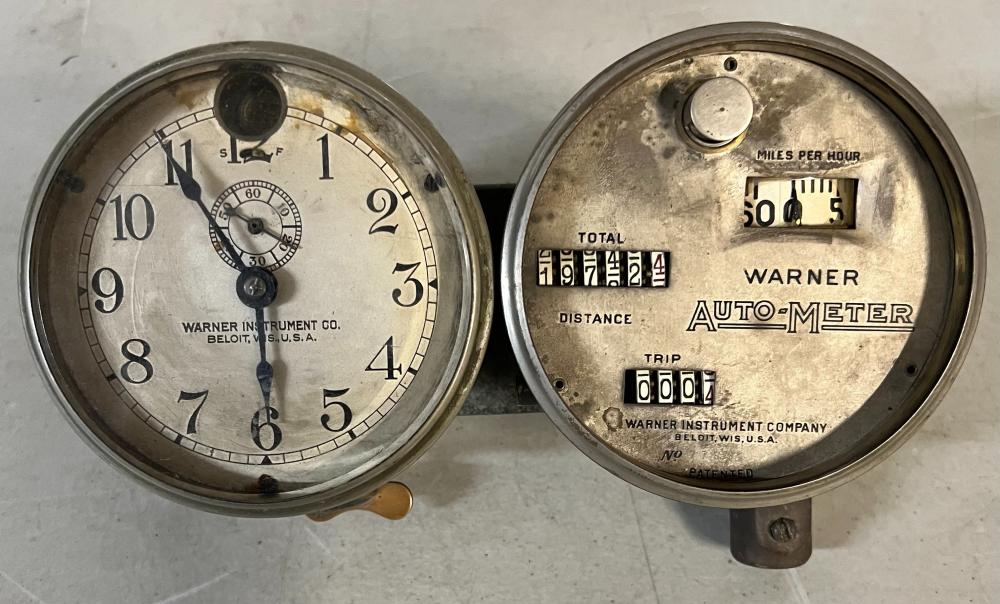 WARNER CLOCK AND SPEEDOMETER BOTH 2e29d9