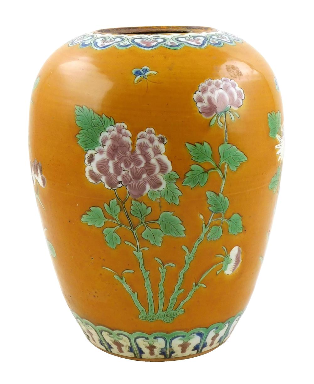 ASIAN CERAMIC JAR CHINESE LATE 2e2b66