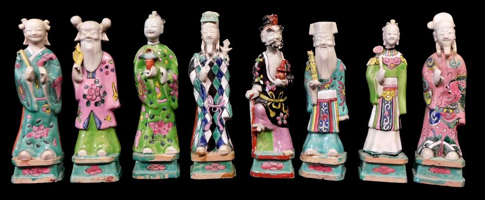 ASIAN: EIGHT IMMORTALS, CHINESE, QING