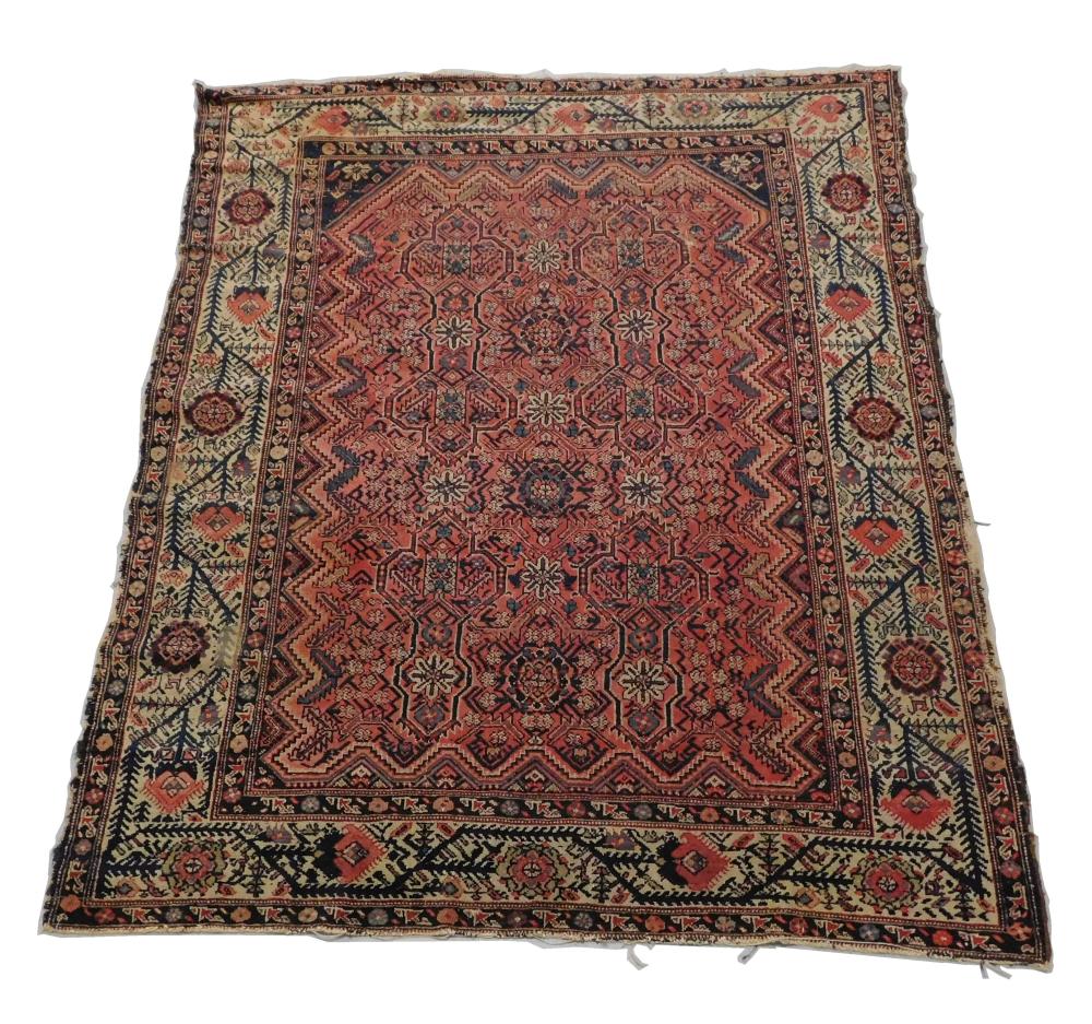 RUG: ANTIQUE PERSIAN MALAYER, 4'