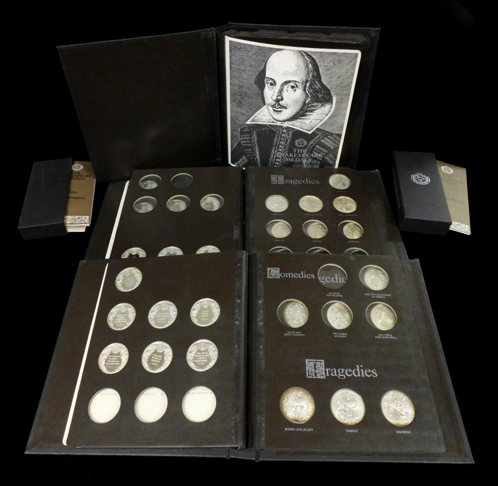 FRANKLIN MINT LOT OF THREE SHAKESPEARE  2e2b9e