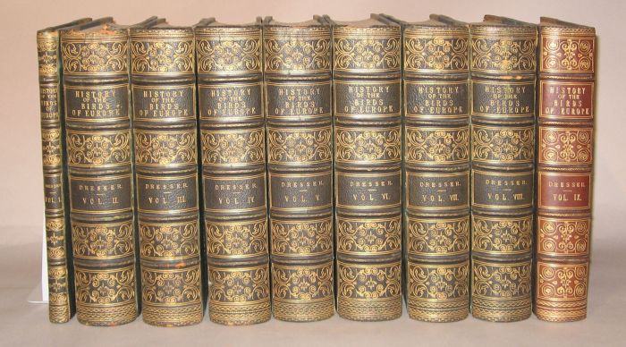 9 vols Dresser Henry Eeles  49e04