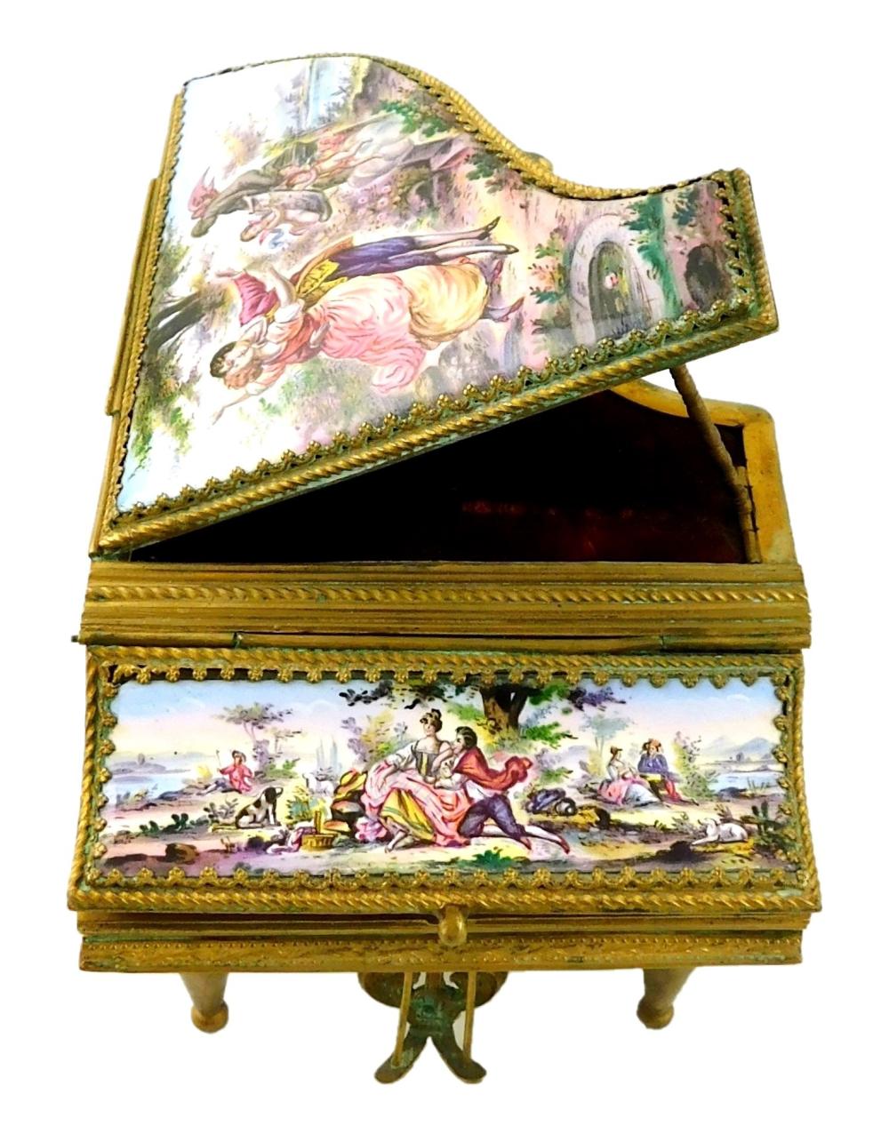 VIENNESE AUSTRIAN ENAMEL MUSIC 2e2c3a