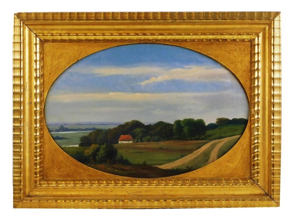 MID 19TH C AMERICAN SCHOOL LANDSCAPE  2e2d08