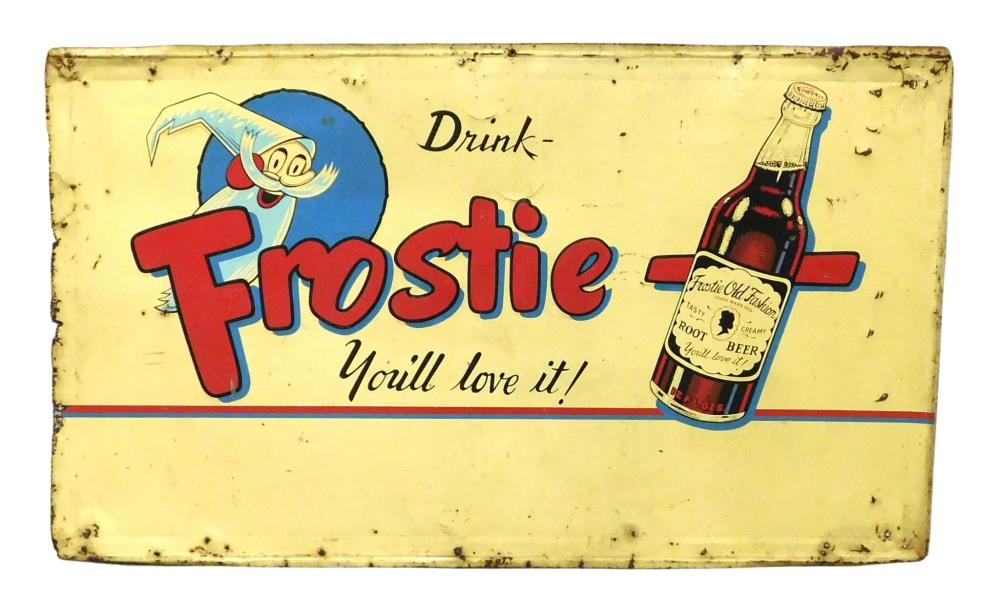 VINTAGE FROSTIE ROOT BEER ADVERTISMENT  2e2ddb