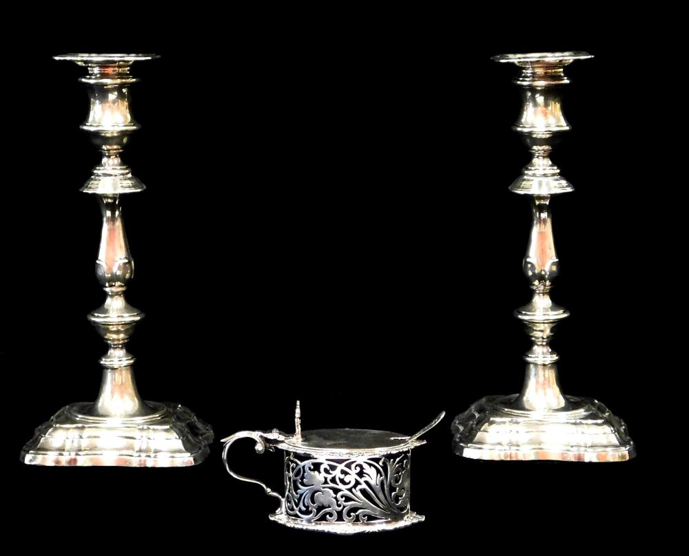 STERLING FORDHAM FAULKNER CANDLESTICKS  2e2df0