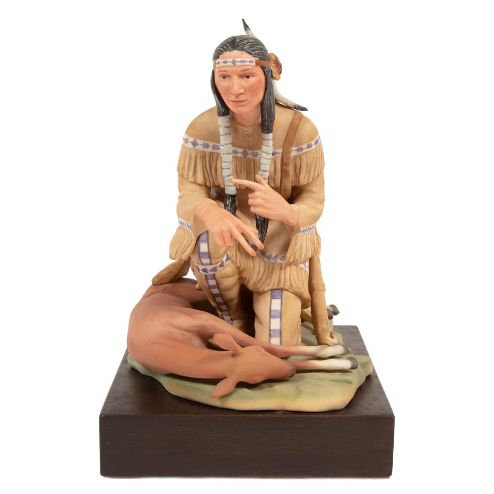 CYBIS PORCELAIN FIGURE OF ONANDAGA  2e2f0a