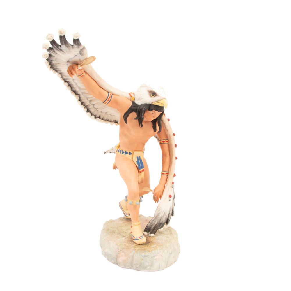 CYBIS PORCELAIN FIGURE OF PUEBLO,