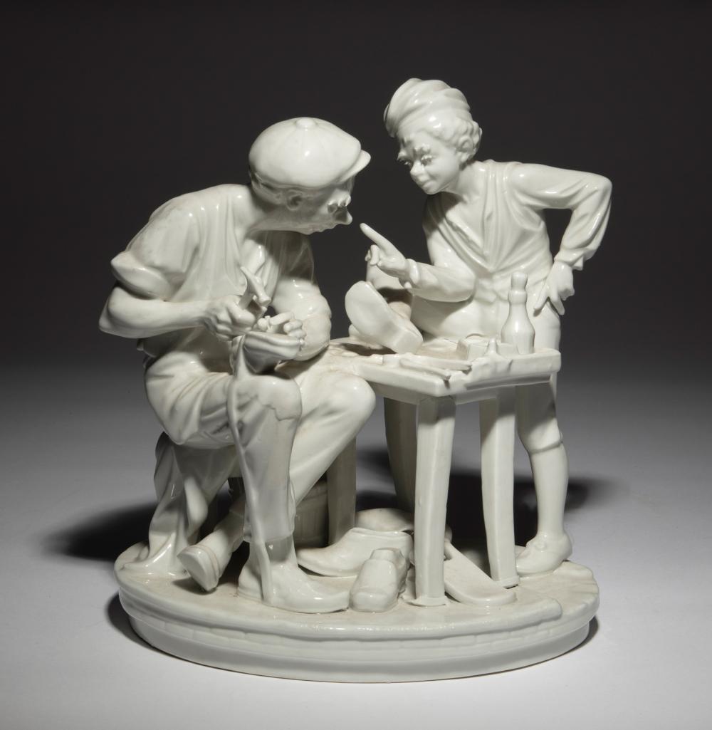 ACKERMANN AND FRITZE PORCELAIN FIGURAL