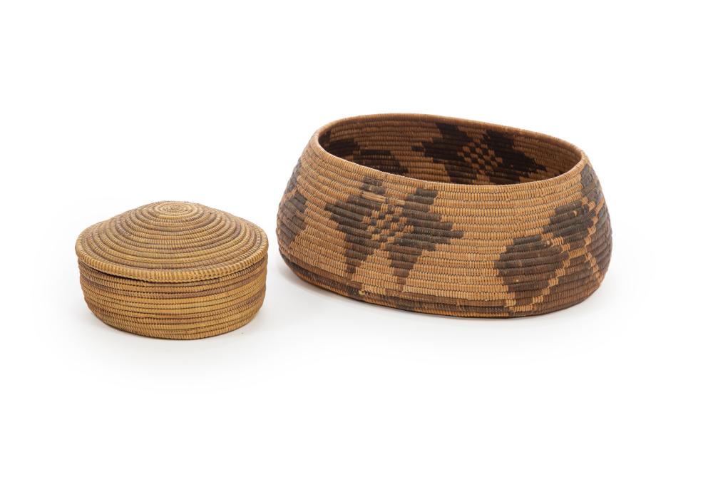 TWO WESTERN NATIVE AMERICAN BASKETSTwo 2e2f61