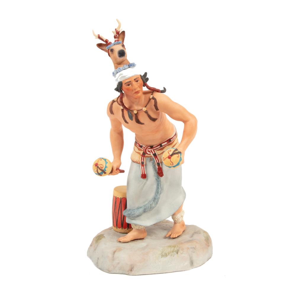 CYBIS PORCELAIN FIGURE OF YAQUI,