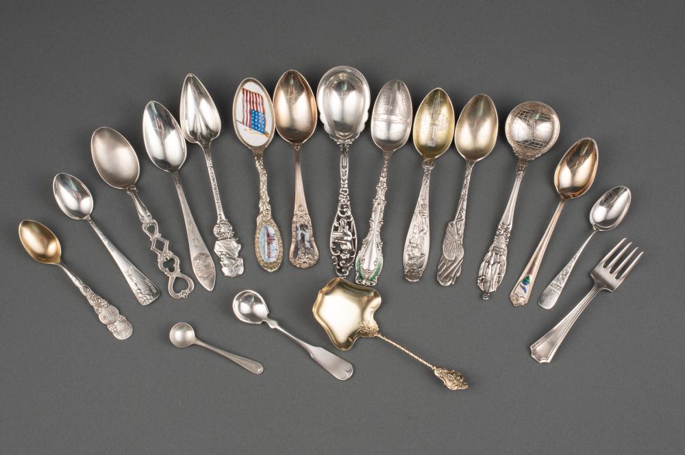 STERLING SILVER SOUVENIR SPOONS 2e2f8e