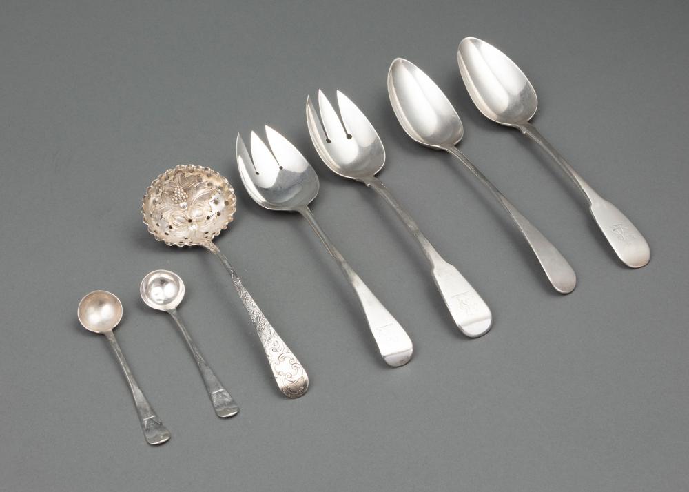 GROUP OF GEORGIAN STERLING SILVER 2e2f9c