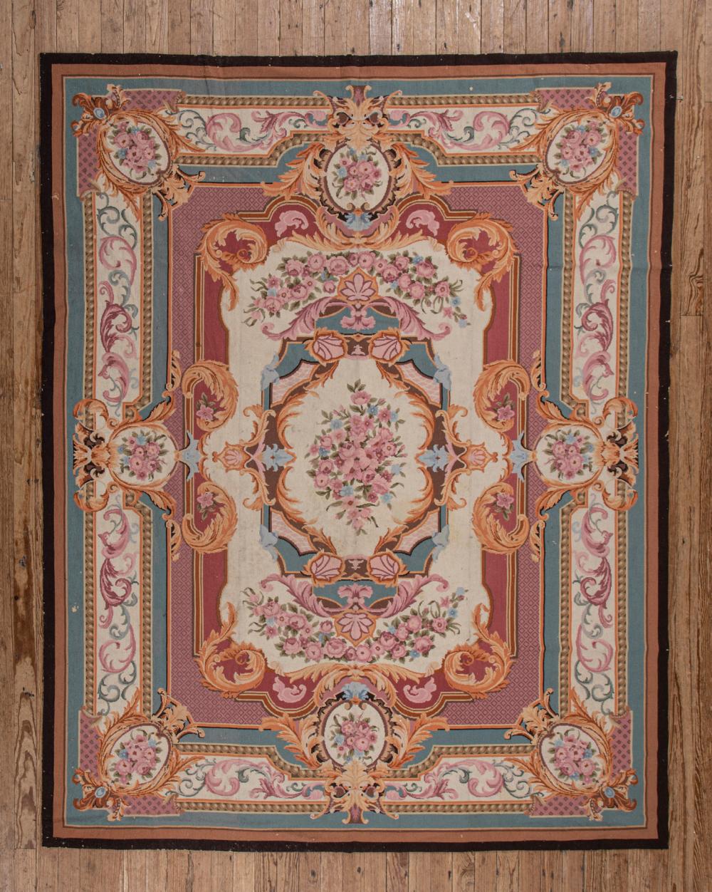 CHINESE AUBUSSON-STYLE CARPETChinese