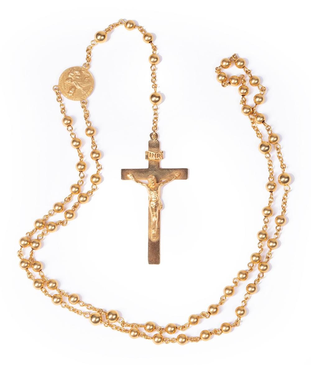 10 KT. YELLOW GOLD ROSARY10 kt.