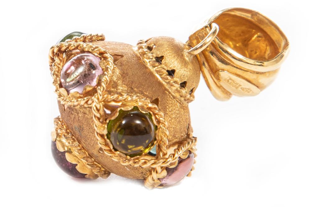 18 KT. GOLD SEMI-PRECIOUS GEMSTONES