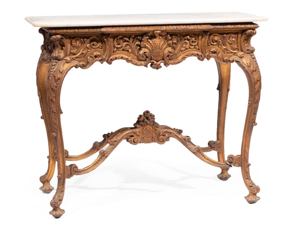 LOUIS XV STYLE GILTWOOD CONSOLEAntique 2e3107