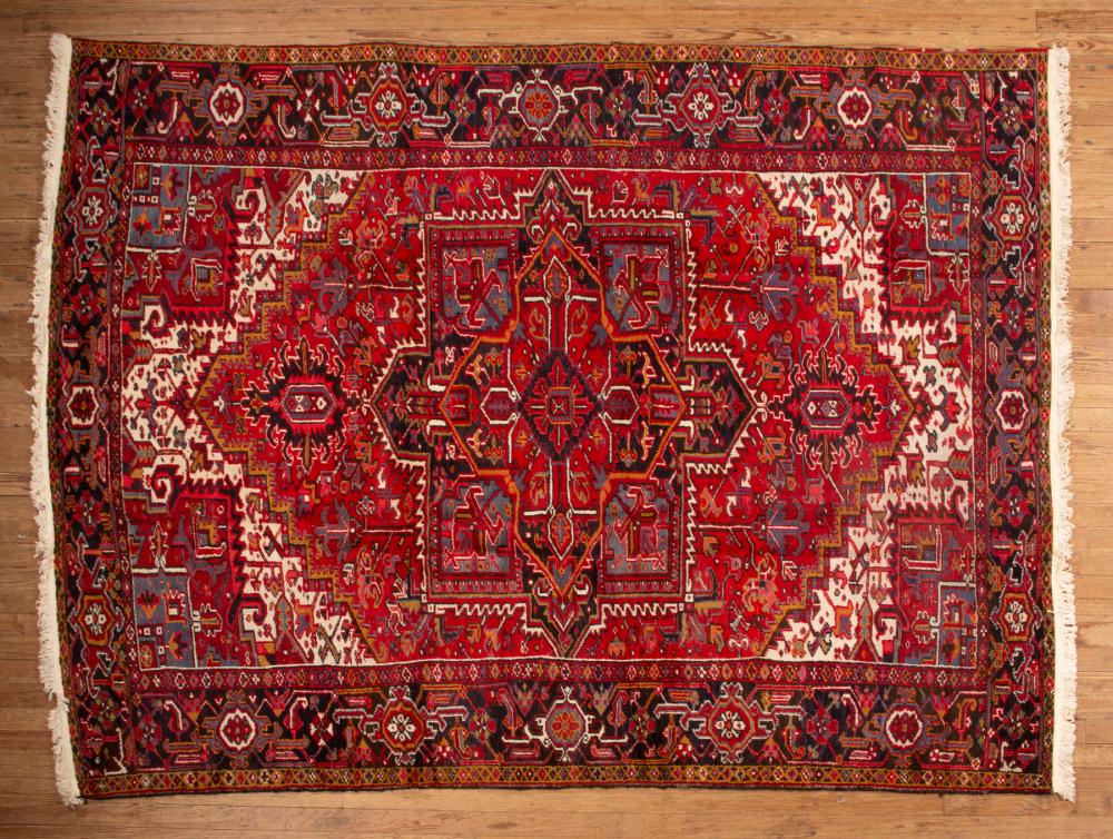 HERIZ CARPETHeriz Carpet, red ground,