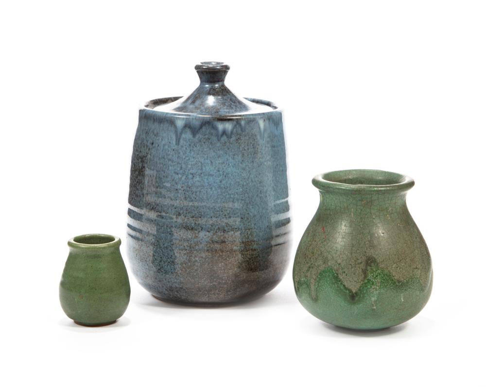 THREE NEW ORLEANS ART POTTERY VESSELSThree