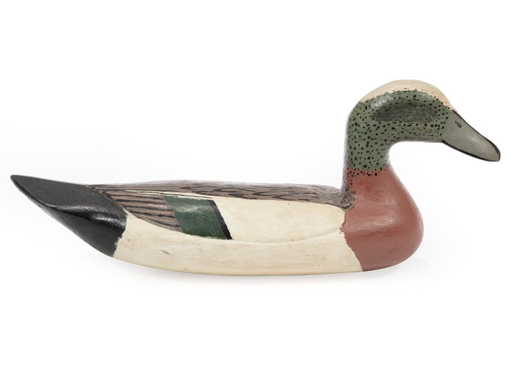 CARVED AND PAINTED DUCK DECOYAntique