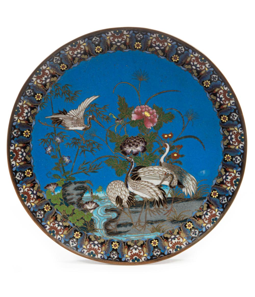 CHINESE CLOISONNE ENAMEL CHARGERChinese 2e32c8