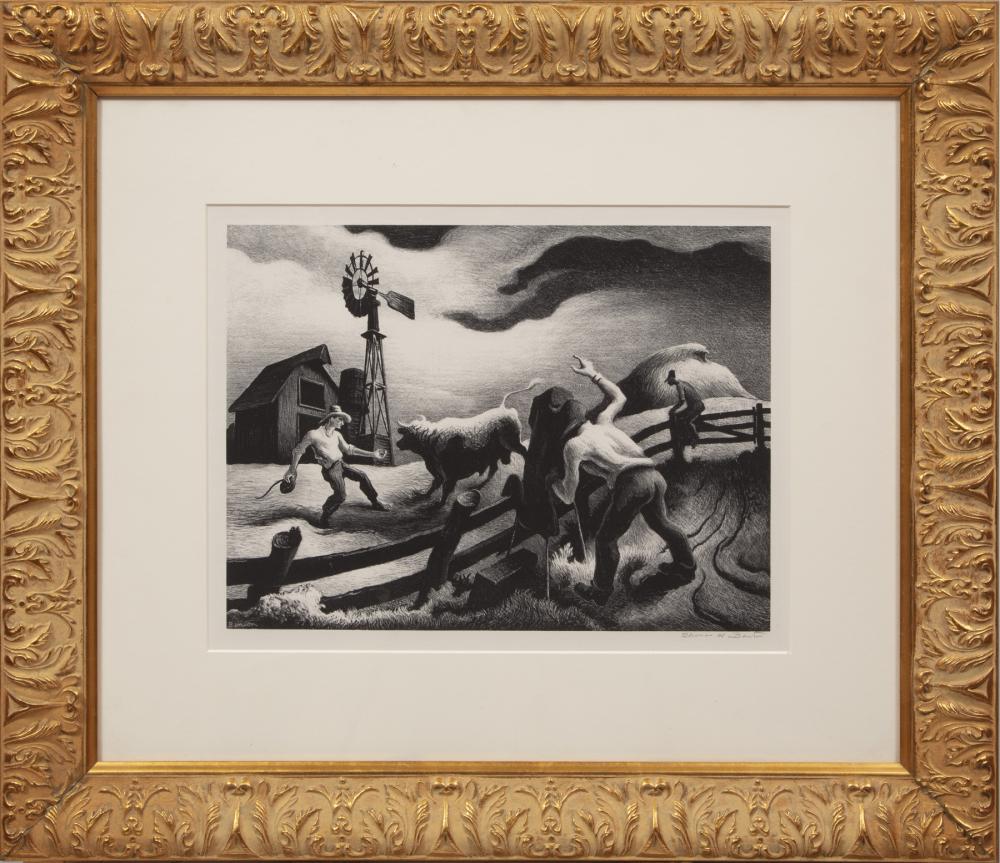 THOMAS HART BENTON AMERICAN MISSOURI  2e3375