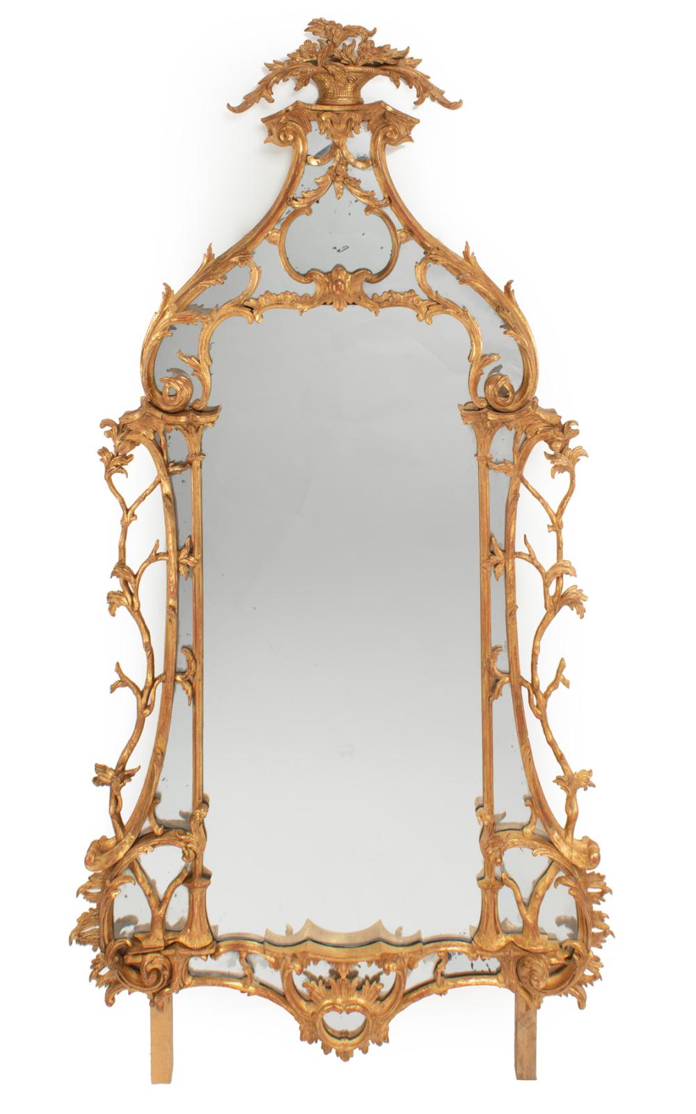 CHIPPENDALE STYLE CARVED GILTWOOD 2e3383
