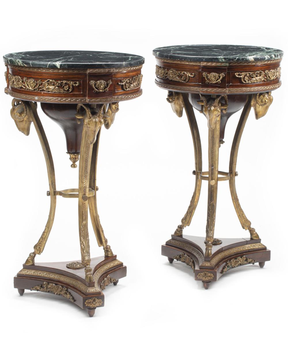 PAIR FRENCH EMPIRE STYLE BRONZE MOUNTED 2e341c