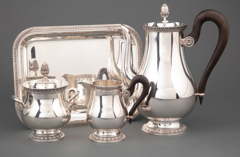 CHRISTOFLE SILVERPLATE COFFEE SERVICEChristofle