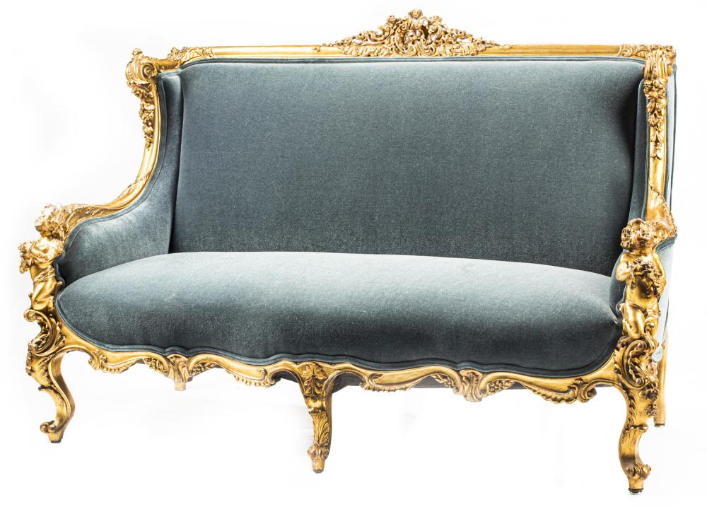 LOUIS XV STYLE CARVED GILTWOOD 2e3454