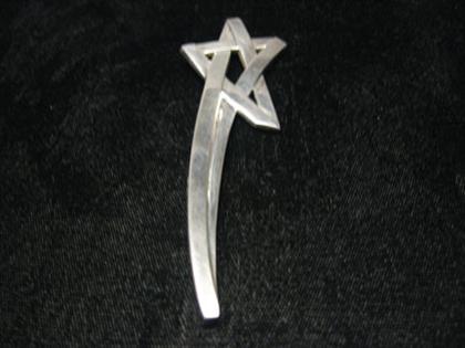 Sterling silver star brooch Paloma 49ee1