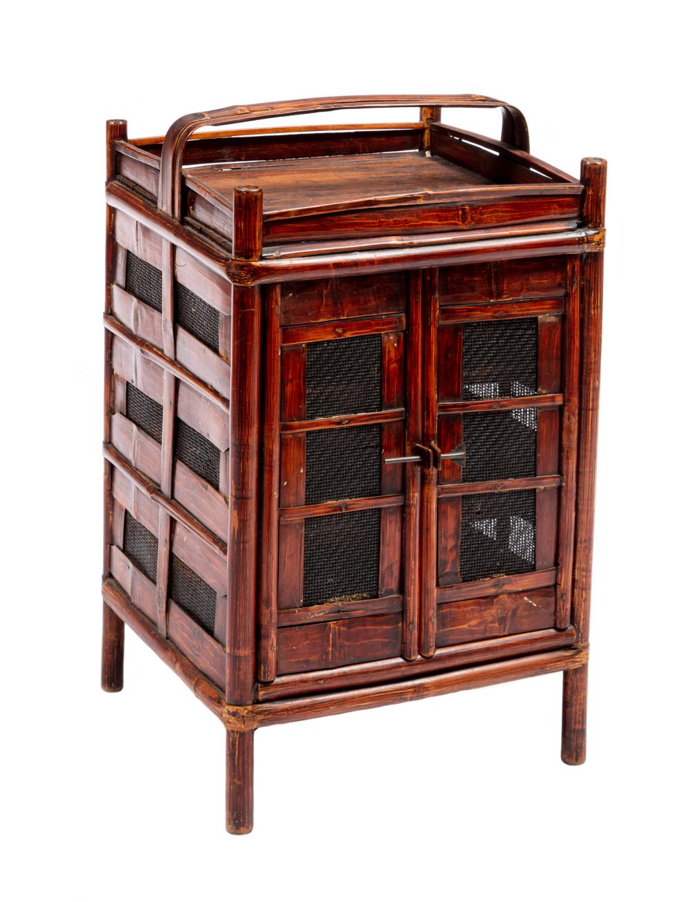 CHINESE MIXED WOODS SMALL CABINETChinese