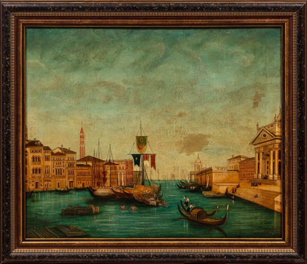 GROUP OF DECORATIVE PAINTINGS OF