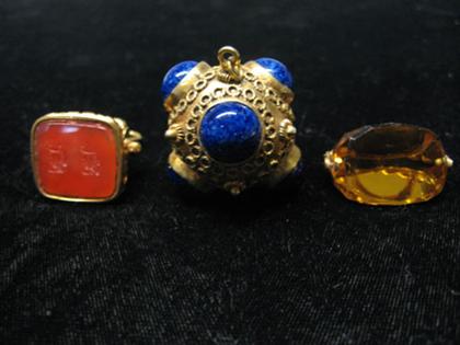 Three unusual watch fobs 14 49f54