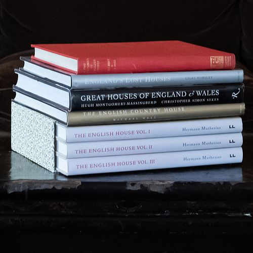 GROUP OF TEN BOOKS ON ENGLISH HOUSES