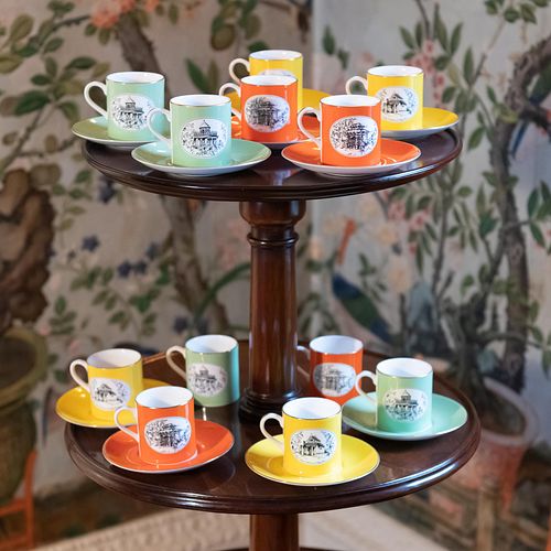 SET OF CAVERSWALL PORCELAIN COFFEE