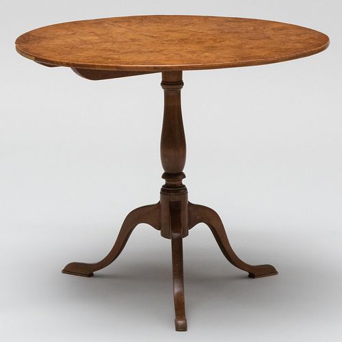 SWISS BURLWOOD TRIPOD TABLE27 3 4 2e3beb